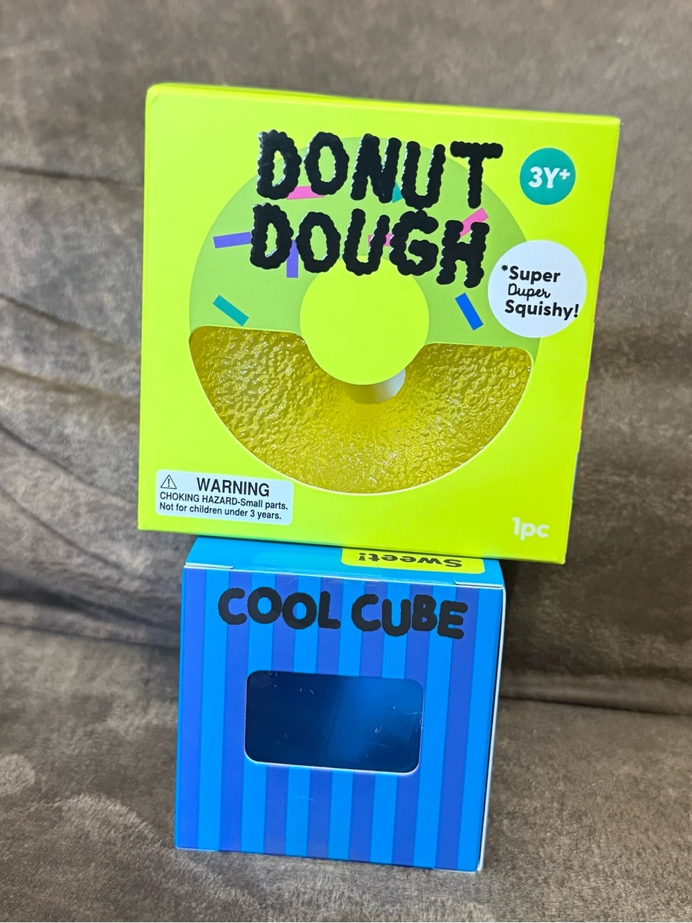 J’adore LIME GREEN Donut Dough & BLUE Cool Cube Squishy Stress Relief Toy Target